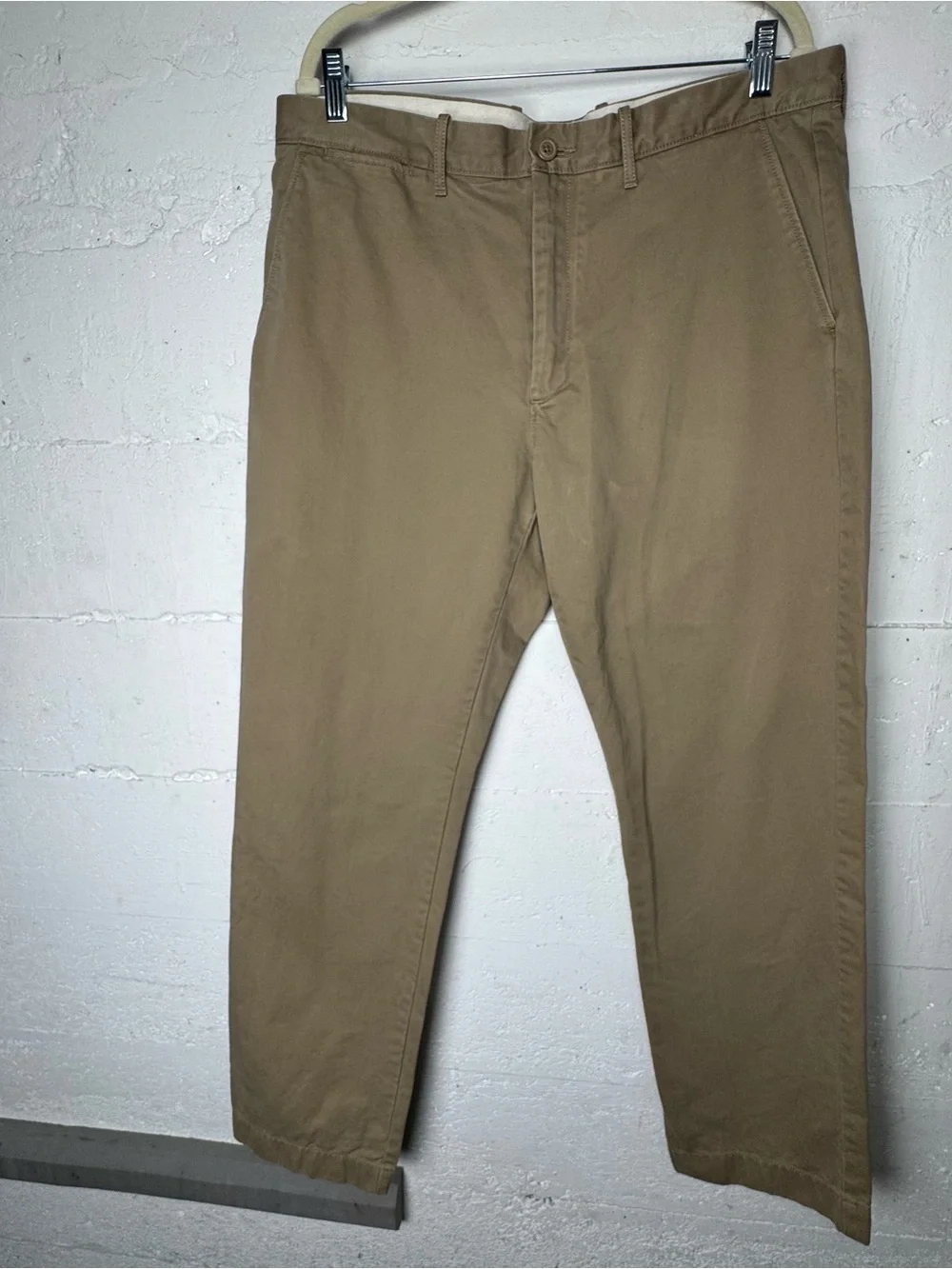 J. Crew Broken In Men's Tan Chino Pants 36 X 32